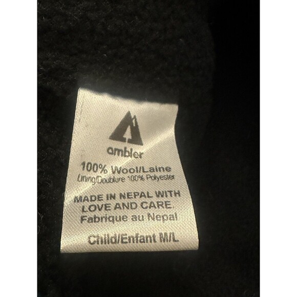 NEW Blakes 100% Wool Child Size M/L Knit Winter Beanie Dark Teal w Penguin Lined - Picture 3 of 3